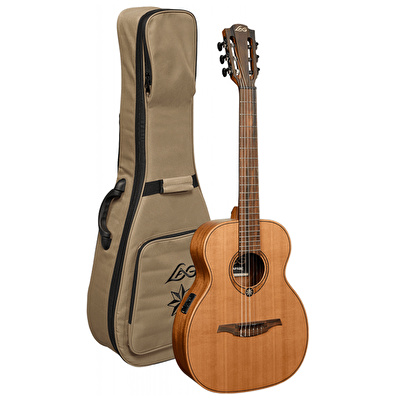LAG GLA ESCAPADE-N-RCE Elektro Klasik Akustik GigBag Dahil